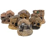 Des touches féériques : sublimez votre mini-maison de jardin féerique en y intégrant ces mini-figurines décoratives en résine. elles apportent chaleur et fantaisie à tout micro-paysage, maisonnette ou décoration intérieure. figurines de maison en résine, ornement pour maison de jardin féerique