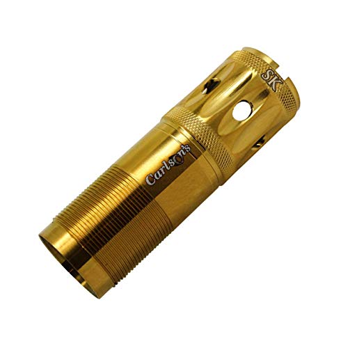 Carlsons Choke Tubes 12 Gauge for Winchester - Browning Inv - Moss 500 [ Skeet | 0.725 Diameter ] Stainless Steel | Gold Competition Target Ported Sporting Clays Choke Tube | Made in USA