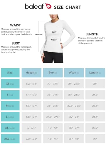 BALEAF Blusa feminina de lã térmica de manga comprida para corrida com bolso com zíper, Branco, 3X-L