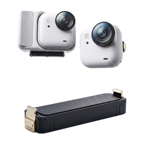 For Insta360 GO Ultra�p�X�e�����X���N���[���b�N 1/4�C���`�}�O�l�b�g�}�E���g �N�C�b�N�����[�X �h�U�E�ϏՌ��A�N�V�����J���� �R���p�N�g���y�ʂŎ����^�ъȒP ���C�}�E���g �O�r ���B��_���t�� [���s�A���i]