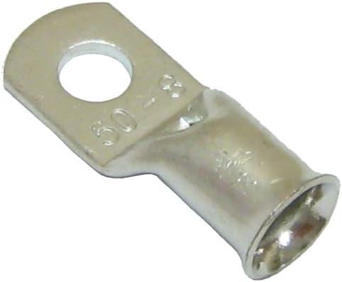 All Trade Direct 10 Copper Tube 16Mm X 10Mm Lug Battery Starter Cable Welding Crimp Terminal Ring