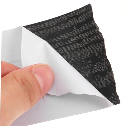 Housoutil 1 Rolo Fita de veio de madeira borda de melamina adesivo de canto de parede Decoração de m