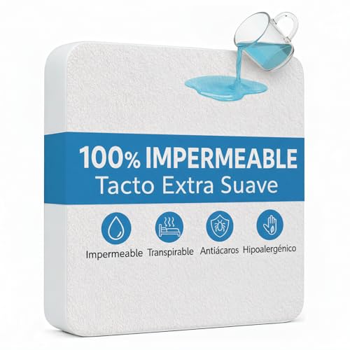 Cubrecolchón de Rizo con Capa Impermeable