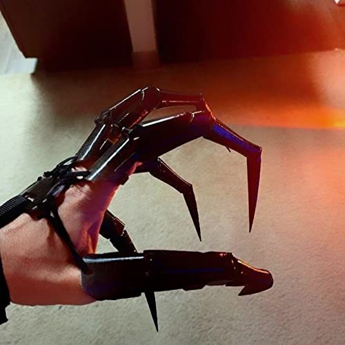 1 Pair of Halloween Articulated Fingers, Flexible 3D Printed Articulated Finger Extension Cos-Play f