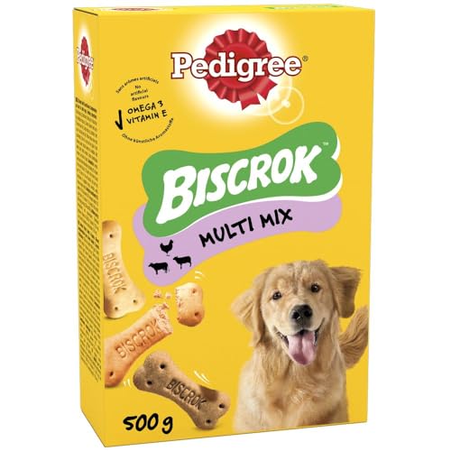 Pedigree Biscrok Multi Mix - Dog Treats - Bone-Shaped Biscuits - 500 g