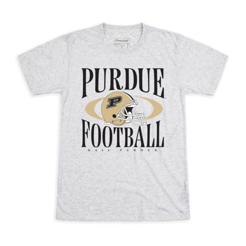 Homefield Purdue Officially Licensed Football T-Shirt | XL Ash