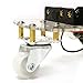 The perseids DIY Robot Smart Car Chassis Kit with Speed Encoder, 2 Wheels and and Battery Box for Adult Age 16+ (2 Wheels)