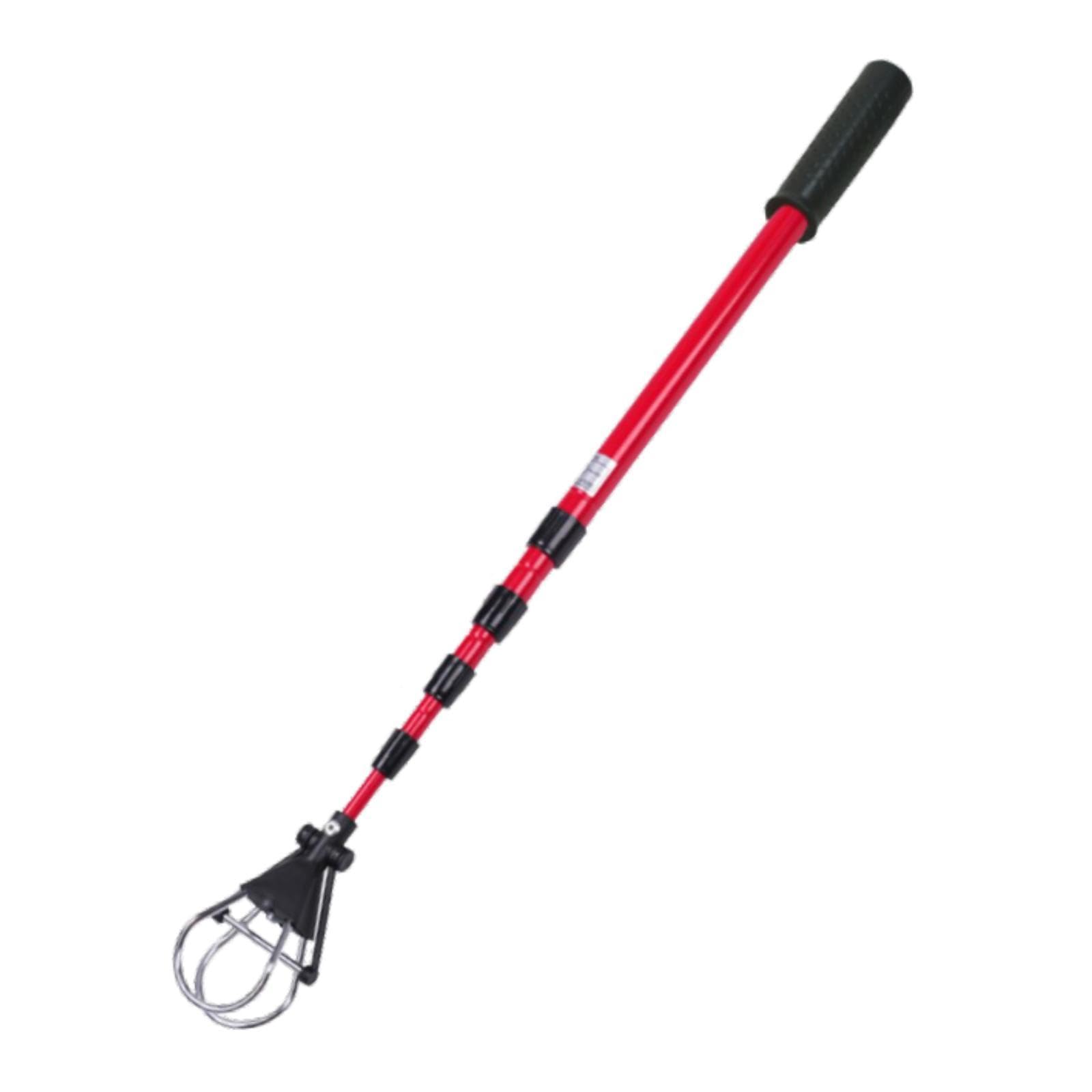 rockible Golf Ball Retriever Golf Ball Pick up Tool Portable Metal Golf Grabber Golf Ball Clip Pickup Tool for Outdoor Golfers Gifts, 185cm