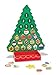 Melissa & Doug Countdown to Christmas Wooden Advent Calendar - Magnetic Tree, 25 Magnets