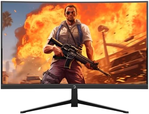 Gamepower 24'' Vivid T40 180Hz 0.5ms Curved Va Gaming Monitör - Görsel 1