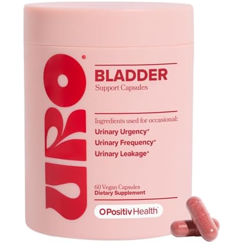 O Positiv URO Bladder Control Supplement for Urinary Urgency, Urinary Frequency, Urinary Leakage with Pumpkin Seed Extract, Soy Germ Extract, Saw Palmetto, 30 Servings (Pack of 1) Cover