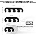 12PCS Spark Plug Wire Separator Kit with Wrench,Universal 7-8mm Spark Plug Wire Holder Fits Cars,Trucks,Tangle-Free Engine Maintenance Sparks Plugs Wires Loom Organizer