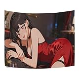 voucong Comic Sexy Beauty Tapisserie Tagesdecke Wandbehang für Badezimmer Dekor