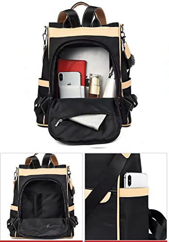 Go-Done Small Nylon Women Backpack Purse Anti-Theft Fashion Travel Shoulder Bag,Ladies Single Shoulder Bag,Mini Backpack #TOP3