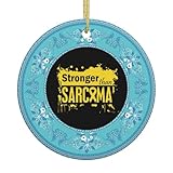 Christmas Ornament, Sarcoma Cancer Awareness Christmas Ornaments, Ceramic Pendant, Xmas Tree Hanging Decoration, Holiday Decorations, Family Ornaments 2025, Gifts