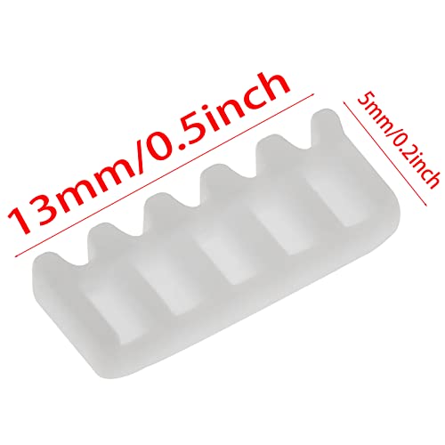 Gwyan 20 Pcs Vertical Curtain Repair Gear White Plastic Vertical Blind Stem Gear Comb For Vertical Blind Repairing Vertical Blinds Replacement Accessories #TOP1