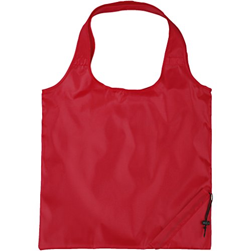 Bullet Bungalow Foldable Polyester Tote Bag Red 39 x 40cm