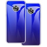 UOGNADGD 2-Pack Custodia TPU Compatibile con Doogee X95 Cover per Telefono - Accessori Protettivi Flessibili e Antishock con Tagli di Precisione (Chiaro + Chiaro)