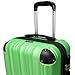 Kemyer Quest Hardside Lightweight Expandable Spinner Suitcase Luggage, Green, 20-inch