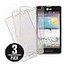 LG Optimus F3 Screen Protector Cover, MPERO Collection 3 Pack of Matte Anti-Glare Screen Protectors for LG Optimus F3