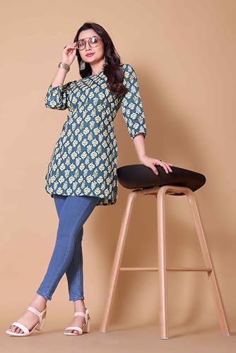 Image of Shiv Textiles Women's Cotton Printed Kurti