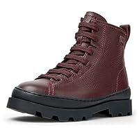 Camper Lace Up Bootie, Burgundy 031, 3.5 US Unisex Big Kid
