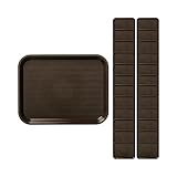 Reduced Labor: The Carlisle FoodService Products Cafe Tray promotes self-bussing, encouraging customers to return their trays. This efficient feature minimizes staff workload and streamlines operations in busy dining halls, restaurants, and cafeteria...