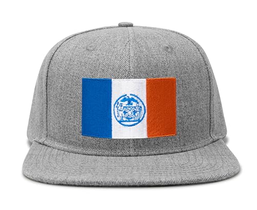 Image of International Tie City Hat for Men and Women, Adjustable Snapback Trucker Baseball Cap with Embroidered Patch