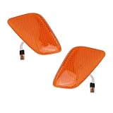 Restaure luces rotas o faltantes con un estilo exterior mejorado: una solución confiable cuando sus antiguas luces de posición laterales están agrietadas, funcionan mal o se pierden debido al desgaste o al impacto; presenta detalles de cubierta de color blanco, ámbar o ahumado para opciones que brindan una apariencia limpia para combinar con el estilo del vehículo de fábrica o del mercado de accesorios