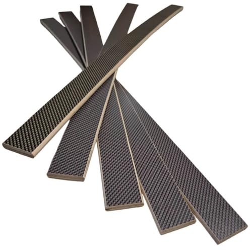 EBAC Literie 5 Lattes + 10 Embouts 780x38x8 mm | Bois 7 Plis | pour sommier et lit 160x200 | Remplacement pour sommier/bz/clic clac