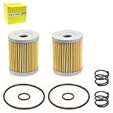 2Pcs Oil Filter Kit Compatible with Suzuki DR125 DRZ125L DR125SE DR-Z125 DR200 DR200S DR200SE Ozark 250 LTF250 King Quad 300 Quad Runner 160 230 300