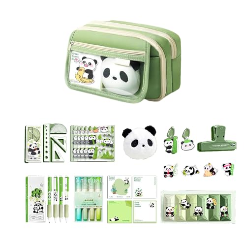 Trousse à crayons panda robuste en toile pour ne plus perdre vos fournitures d'école