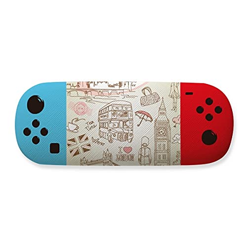 Boîte pour lunettes de jeu bus anglais idée cadeau souvenir de voyage