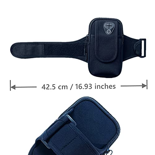 Universal Running Armband, Arm Cell Phone Holder Sports Armband For Running, Fitness And Gym Workouts, Compatible With Iphone X/8/7/6/Plus, Samsung Galaxy S9/S8/S7/S6/Edge/Plus & Lg, Black #TOP2