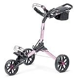 Bag Boy Nitron Golf Push Cart, Pink/Wine