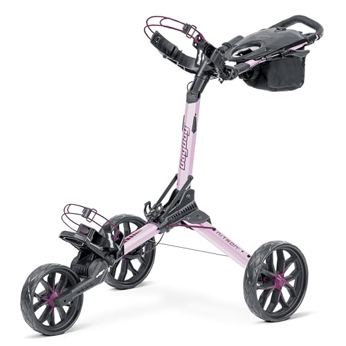 Bag Boy Nitron Golf Push Cart, Pink/Wine