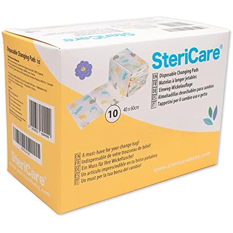 SteriCare® Disposable Changing Mat, 40 x 60cm, Pack of 10 Cover