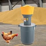 Getreidemühlen 1300W 400kg/h Elektrische Schrotmühle mit 50L Eimer, 5 Siebe, Kornmühle für Getreide, Gewürze, Weizen, Gerste, Mais, Hafer, Fütterung von Tieren