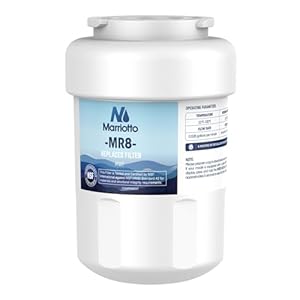 MARRIOTTO Smart Water Filters for Refrigerators NSF 42 Certified Cartridges Compatible with MWF, MWFA, MWFP, GWF, GWFA, 46-9991, HDX FMG-1, WFC1201, 1 Pack