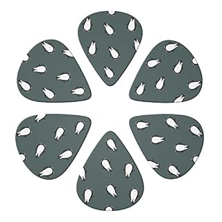 ASDTEHCY Lot de 6 médiators en celluloïd, motif pingouin, fins, moyens et lourds pour guitares acoustiques, électriques… - Les Beatles, Paul McCartney, John Lennon, RIngo Starr, George Harrison ASDTEHCY Lot de 6 médiators en celluloïd, motif pingouin, fins, moyens et lourds pour guitares acoustiques, électriques… – Image 2