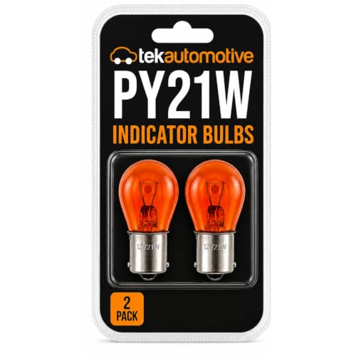 Image of Tek Automotive PY21W Indicator Bulbs 581 12V 21W BAU15S Twin Pack