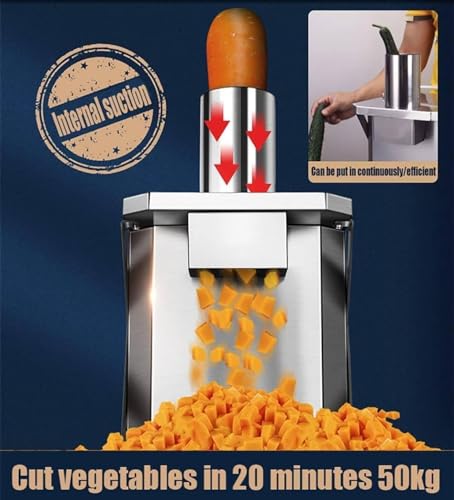 Máquina eléctrica corta verduras en espiral acero inoxidable miniatura 4