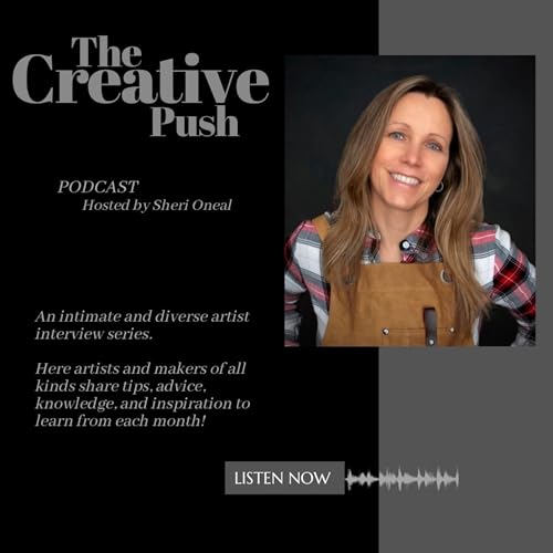 『The Creative Push: Artist Insights and Tips』のカバーアート