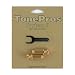 TonePros US Thread Locking Tailpiece Stud Set For Gibson Gold