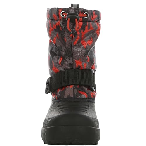 Northside Kid's Frosty Insulated Winter Snow Boots - Brown/Orange, 5 Toddler - Thumbnail 3