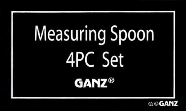 Ganz Shells Measuring Spoons, Set of 4, 5.25-Inch, Silver