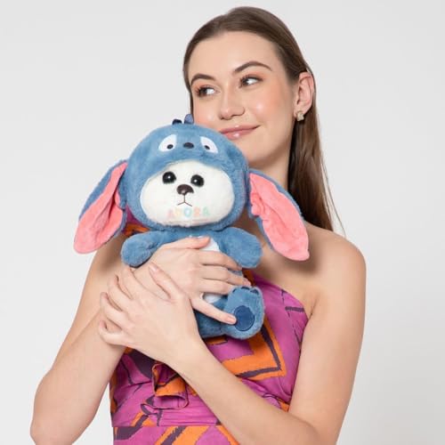 Image of ADORA Baby Plushies - 20 cm Blue Lovable Huggable Soft Toy, Small Size Plush Teddy Bear, Elegant Soft Plush Toy for Babies, Great Birthday Gift for Girls