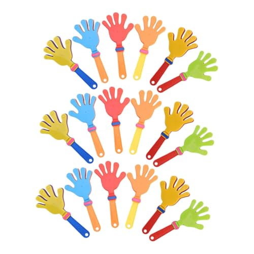 TOYANDONA 24piezas Aplausos De Plástico Coloridos Para Juguete Eventos Deportivos y Fiestas Aplausos Para Animar Matracas De Juguete