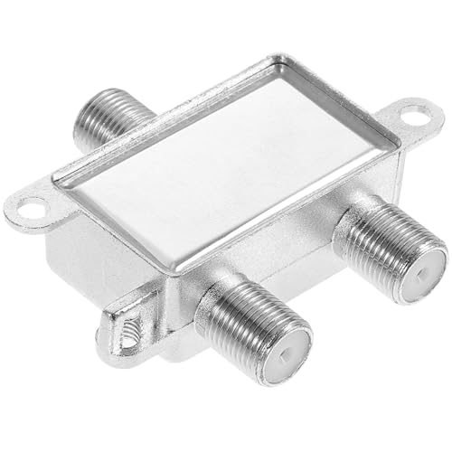 BELLIFFY Coaxial Cable Splitter Coax Splitter Frequency Compatible with Catv System for Satellite Tv Antenna Signal Distribution