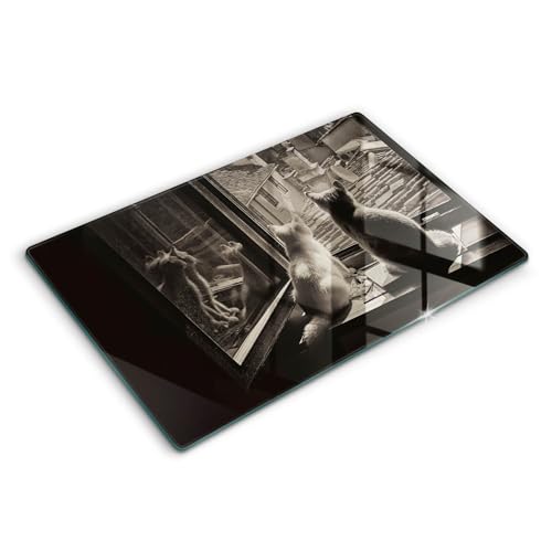 Planche à Découper Verre Résistant Wallfluent 80x52cm Protection Induction Hygiénique
